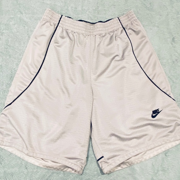 Vintage Nike Reversible Basketball Shorts –  Navy /Gray - Large -Reversible - Picture 1 of 9